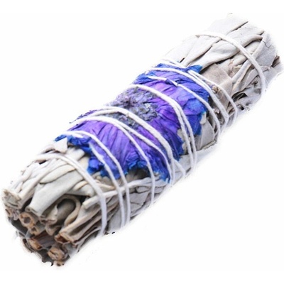 Nefertitis Šalvěj bílá Purple Daze vykuřovací svazek NF20162 cca 10 cm