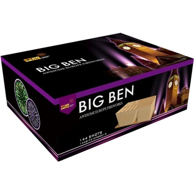 PyroMoravia Ohňostroj BIG BEN 144 ran sada ohňostroje pro vlastní odpálení CPB8019