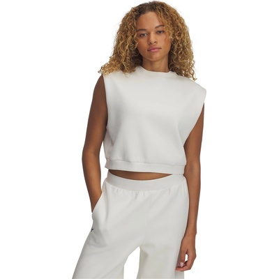 Under Armour Women's 1/4 Zip Fleece - Cream
