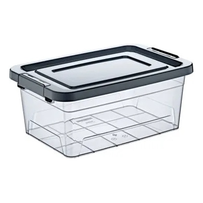 Horecano HOME-Кутия контейнер 15L - 27, 5x42xh17, 5cm АНТРАЦИТ (TRN-207-01) (014837)