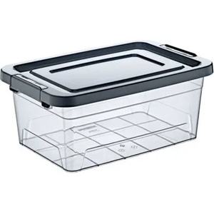HORECANO HOME-Кутия контейнер 15L - 27, 5x42xh17, 5cm АНТРАЦИТ (TRN-207-01) (014837)