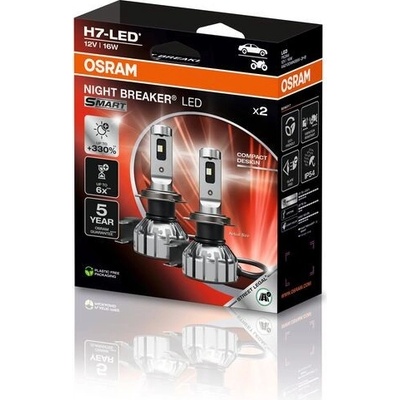 Osram 12V H7 NightBreaker +330% LED SMART OSRAM, set 2ks – Sleviste.cz