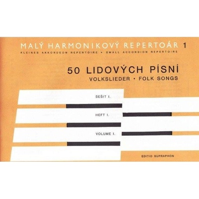 50 lidových písní 1 pro akordeon Josef Kotík