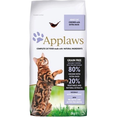 Applaws cat Dry kuře kachna 2 kg