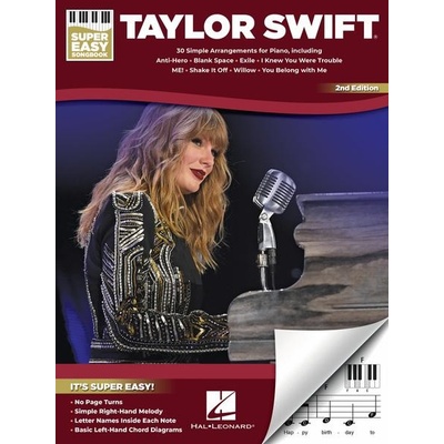 Super Easy Songbook Taylor Swift 2nd Edition noty na super snadný klavír – Sleviste.cz