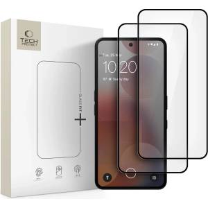 Tech-Protect Glass Fit+ 2 бр протективно стъкло Nothing Phone 3A / 3A Pro черно (5906302362943)