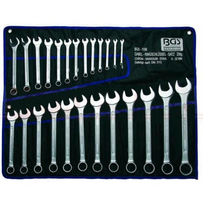 BGS technic Očkoploché klíče 6-32 mm sada 25 ks BGS 1196