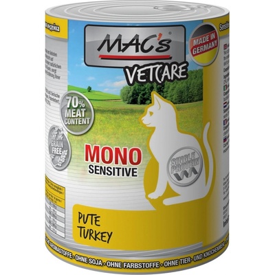 Mac's Cat MONO Sensitive KRŮTA & mrkev 400 g