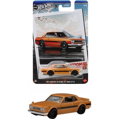 Mattel Hot Wheels Silver 1971 Nissan Skyline HT 2000 GT-R (JBY89)