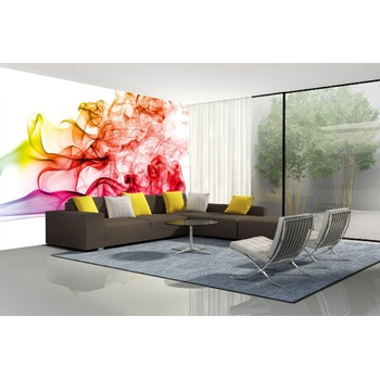 DIMEX ART s. r. o Самозалепваща се флизелинова фототапета абстрактен цветен дим 375 x 250 см