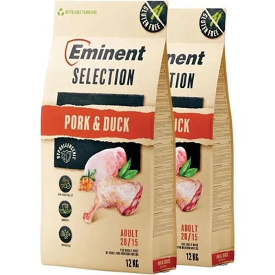 Eminent Selection Adult Pork & Duck 2 x 12 kg