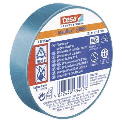 Tesa Elektroizolačná páska 19 mm x 19 m modrá