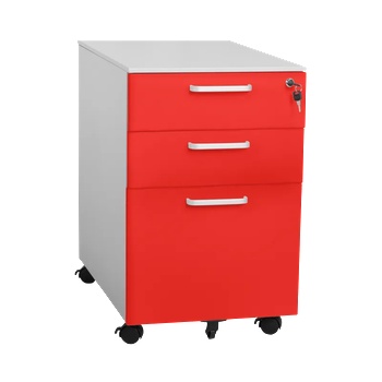 Image 1 of Carmen Контейнер за документи с колелца Carmen CR-1273 L SAND - червен (3580051)