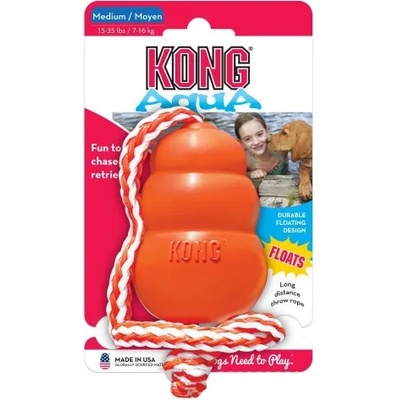 KONG Aqua Medium - играчка за куче от гума, плуваща - САЩ - CK2E