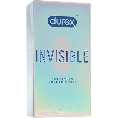 Durex Invisible Extra Thin Extra Sensitive презервативи 10 бр