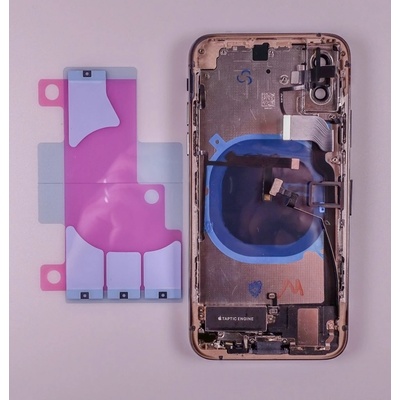 Kryt Apple iPhone XS zadní + střední šedý