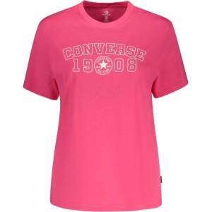 Converse Дамска тениска с къс ръкав converse, Размер s, Цвят Роза (cvw6t533_rs521ras)