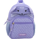 OCTOPUS Детска раница Octopus, 18x11x26 cm, Purple Kitty (35219-А-PURPLE KIT)