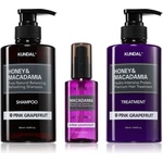 KUNDAL Honey & Macadamia Pink Grapefruit комплект за суха и увредена коса