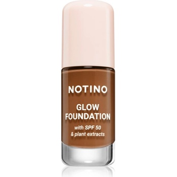 Notino Foundation Glow foundation with SPF 50 & plant extracts озаряващ фон дьо тен SPF 50 01 Deep Neutral 30ml