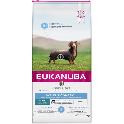 Eukanuba Daily Care Adult Small & Medium Breed Weight Control 15 kg