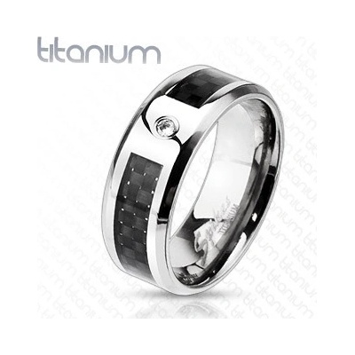Spikes USA Pánský snubní prsten titan TT1034