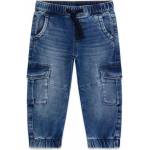 Guess Детски дънки Guess - С връзки и джобове, тъмносини, 3-6 м (20261-N6RA05-D5FQ0-MKNT-3-6M) - ozone