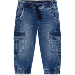 Guess Детски дънки Guess - С връзки и джобове, тъмносини, 3-6 м (20261-N6RA05-D5FQ0-MKNT-3-6M) - ozone