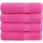 vidaXL Премиум кърпи за баня SOLUND 4 бр розови 70x140 см 600 gsm (137525)