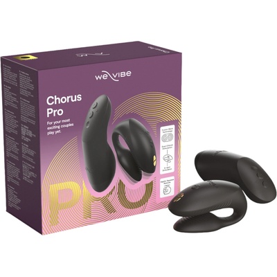 WE-VIBE Chorus Pro - интелигентен вибратор за двойки с дистанционно (черен)
