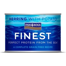 Fish4dogs Finest sleď s bramborami 185 g