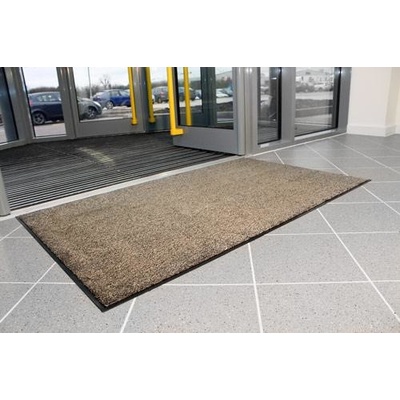 Coba Microfibre Doormat béžová čierna 90x150 cm