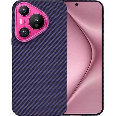 Techsuit Carbonite FiberShell puzdro pre Huawei Pura 70 – fialové