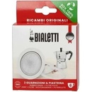 Bialetti 2 hliník sitko + silikonové tesnenie 3 ks