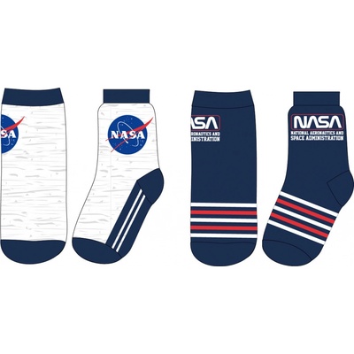 Nasa Chlapčenské ponožky šedá tmavo modrá