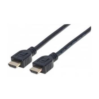 Manhattan CL3 защитен 4k High Speed HDMI кабел с Ethernet за монтаж в стена HEC ARC 3D 4K MM Shielded Черен, 353922