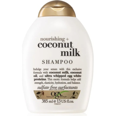 OGX Coconut Milk хидратиращ шампоан с кокосово масло 385ml