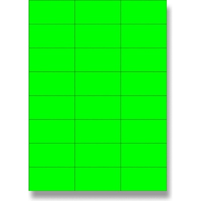 Rayfilm R0130.0527A 70 x 36 mm 2400 etiket zelená fluo