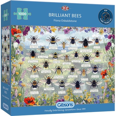 Gibsons Brilliant Bees 1000 dielov