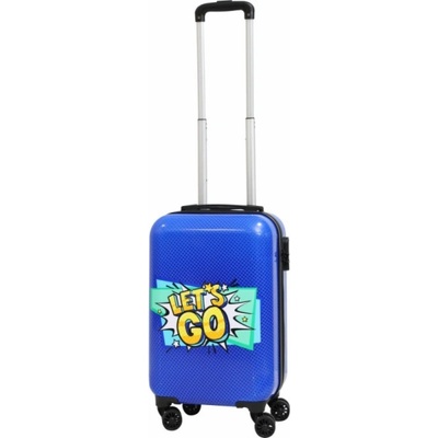 Příruční kufr do letadla na kolečkách 51 x 33 x 21,5 cm LETS GO KO-FB5000300