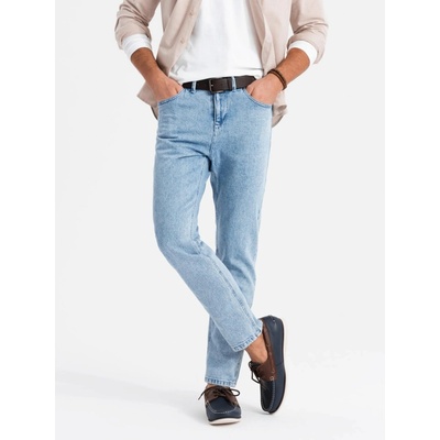 Ombre pánské džíny OM-PADP-0225 LIGHT BLUE