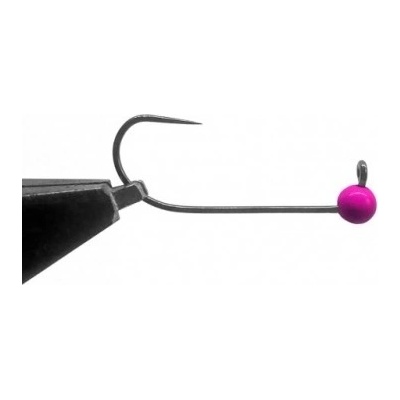 Jigovky Jigová hlava HD Barbless Pink vel.4 0,4g 5 ks