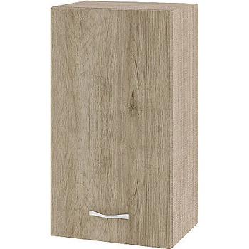 ИРИМ Горен шкаф с врата и рафт Сити МДА-2 мока / дъб сонома арвен 40 см