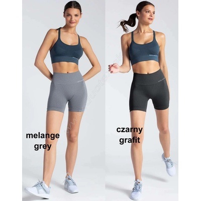 Gatta dámské legíny Active-seamless-shorts-01 melange-grey