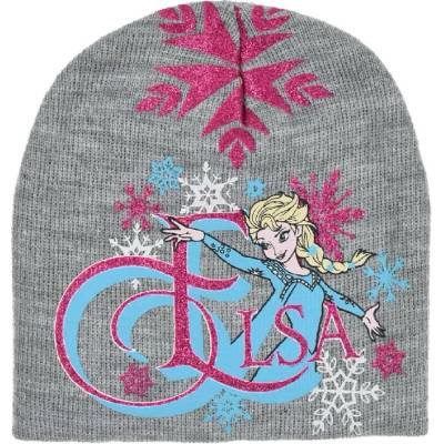 dívčí zimní čepice Frozen HS4192 šedá