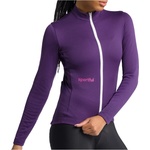 Sportful Дамска фланелка с дълъг ръкав за колоездене Sportful Women's Classic Thermal Jersey Cycling jersey - Galactic Purple (156-2666-0412)