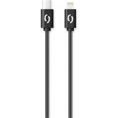 ALIGATOR Dátový kábel POWER 3A, USB-C/lightning čierny