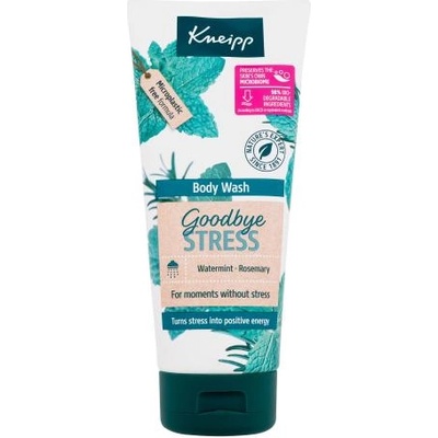 Kneipp Goodbye Stress Body Wash успокояващ душ гел с аромат на мента и розмарин 200 ml унисекс