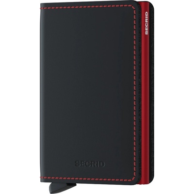 Secrid Slimwallet kožené Matte Black&Red