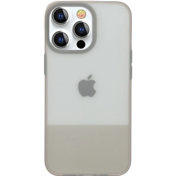 Kingxbar Калъф Kingxbar Plain Series, за iPhone 13 Pro Max, силиконов, сив (6959003502872)